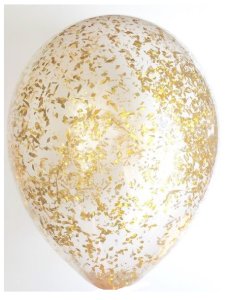 glitters helium latex balloon