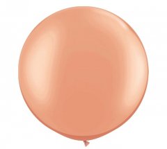 Metallic Rose Gold Jumbo Round Shape Helium Latex Balloon