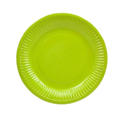 Solid Lime Green 7inches Dessert Paper Plate 10pcs Singapore