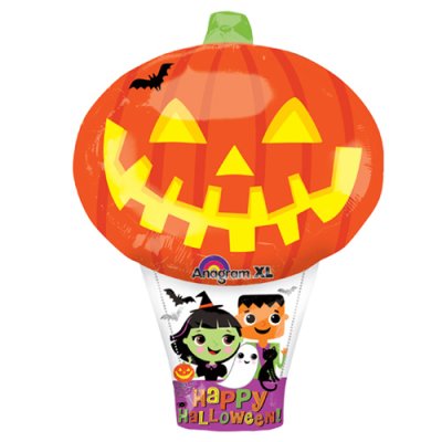 Halloween Pumpkin Hot Air Super Shape Mylar Balloon Singapore