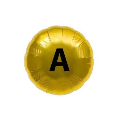 One Letter or Number Print on Foil Balloon Singapore