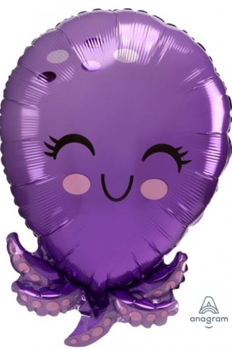 Octopus JR Shape Mylar Balloon