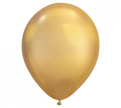 Chrome Gold Helium Latex Balloon Singapore