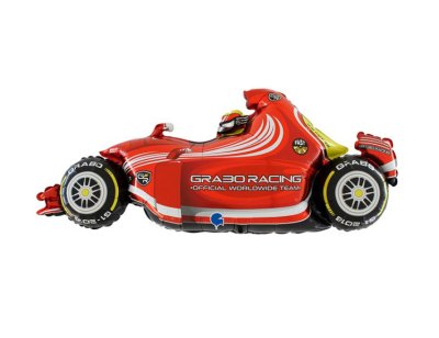F1 Racing Red Car Super Shape Mylar Balloon Singapore