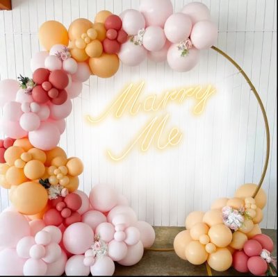 Blossom Styling Balloon Garland Setup Singapore