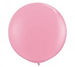 Pink Jumbo Round Shape Helium Latex Balloon