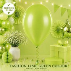 Lime Green Colour Helium Latex Balloon