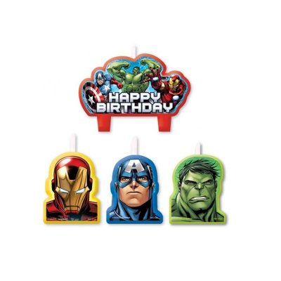 Avengers Assemble Birthday Candle Set Singapore