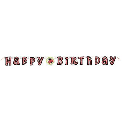 Lady Bug Birthday Jointed Banner Singapore