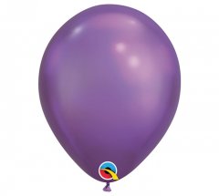 Chrome Purple Helium Latex Balloon