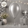 Metallic Silver Colour Helium Latex Balloon Singapore