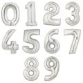 Megaloon Number Silver Foil Balloon