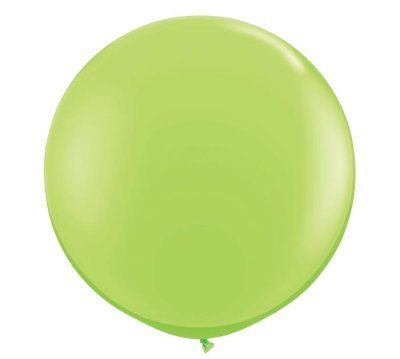 Lime Green Jumbo Round Shape Helium Latex Balloon Singapore