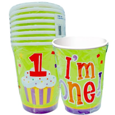 Baby Boy 1st Birthday Paper Cup Singapore