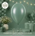 Sage Green Colour Helium Latex Balloon Singapore