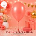 Coral Colour Helium Latex Balloon Singapore