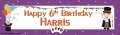 Magician Birthday Celebration Customized Banner