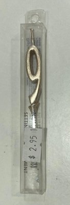Rose Gold Number 9 Thin Birthday Candle Singapore