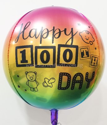 100 Days Customize ORBZ Balloon Singapore