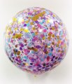 Jewel Crystal Confetti Jumbo Helium Latex Balloon