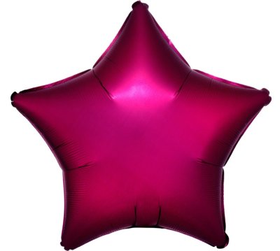 Chrome Magenta Star Shape Mylar Balloon Singapore