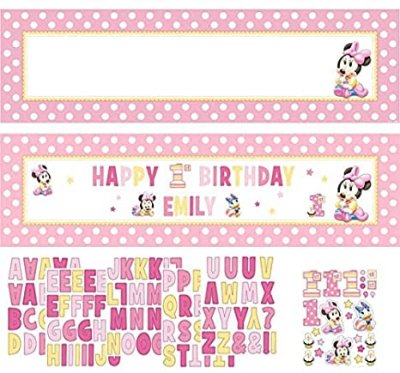 Minnie Mouse Personalize Giant Banner Singapore