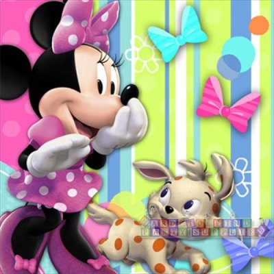 Minnie Mouse Bow-tique Beverage Napkins Singapore