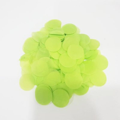 Lime Green Tissue Confetti Singapore