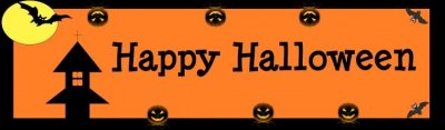 Happy Halloween Customized Banner Singapore