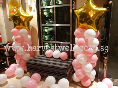 Balloon Pillars Decoration Package Singapore