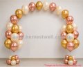 Helium Balloon Column with String Arch Singapore