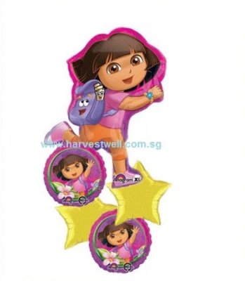 Dora the Explorer HBD Balloon Package Singapore