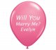 Print Wedding Proposal Latex Balloons