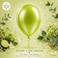 Pearl Lime Green Helium Latex Balloon Singapore