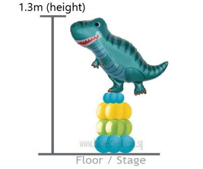 Customize Dinosaur Balloon Column Singapore