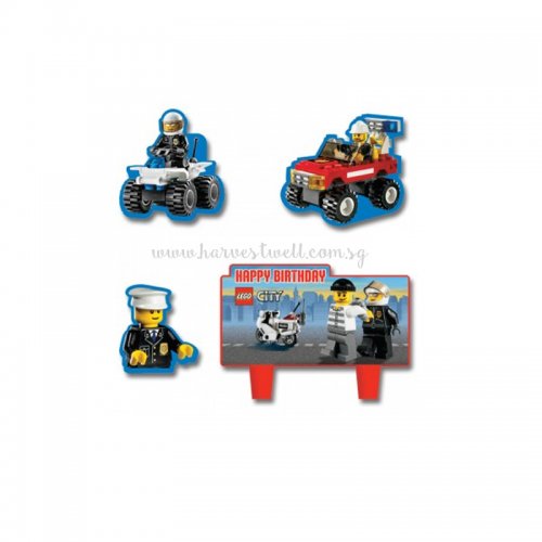 Lego City Wax Mini Cake Decoration Set