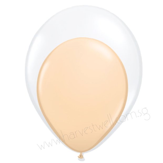 Peach Balloon IN Balloon Singapore