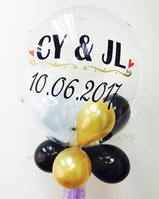 Customised Wedding Bubble Balloon Singapore