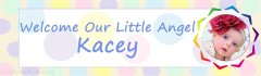 Welcome Baby Polka Dots (Photo) Customized Banner