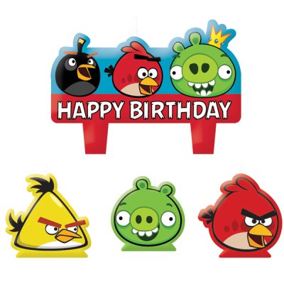 Angry Birds Birthday Candle Set Singapore