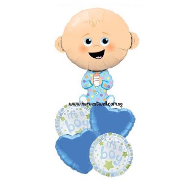 Baby Boy It's A Boy Balloon Package Singapore