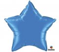 Sapphire Blue Star Shape Mylar Balloon