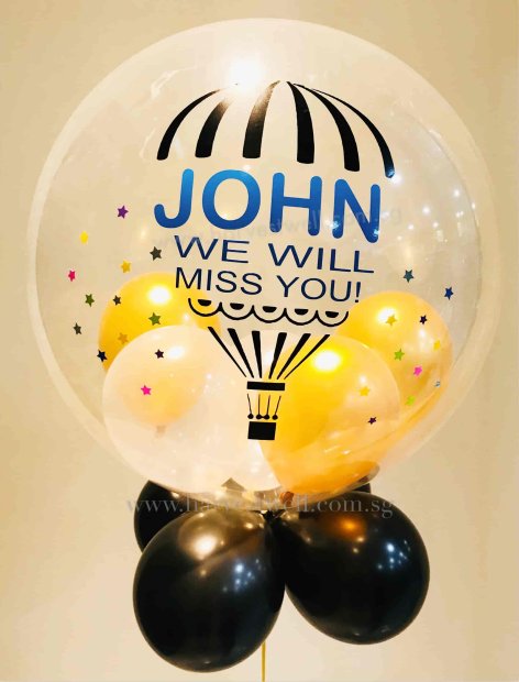 Customised Hot Air Balloon Bubble Balloon Singapore