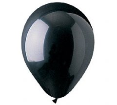 Black Colour Helium Latex Balloon