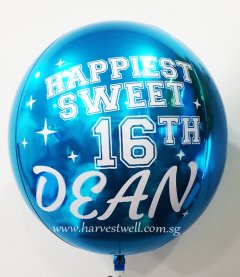 College Bday Customize ORBZ Balloon