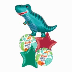 Dinosaur Green Dino Birthday Balloon Package