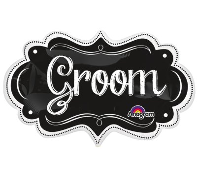 Wedding Groom Super Shape Mylar Balloon Singapore