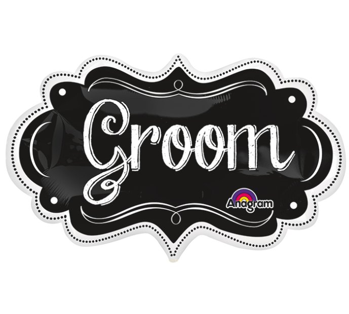 Wedding Groom Super Shape Mylar Balloon Singapore