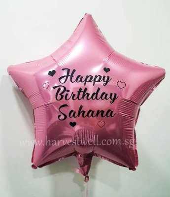 Customised Sweet Birthday Foil Balloon Singapore