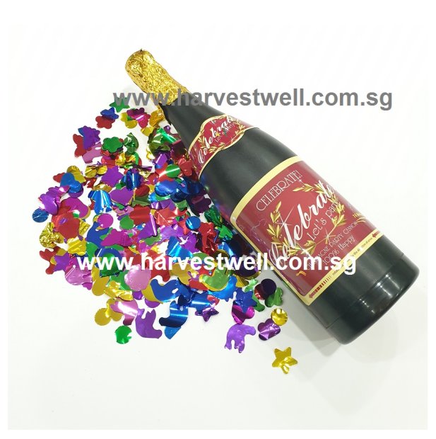 Champagne Bottle Party Confetti Popper Singapore